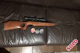 Ruger Air Hawk, Ruger air hawk with gammo scope. 