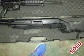 HATSAN PUMP ACTION 12G SHOTGUN, Hatsan Pump Action shotgun, very good condition, includes pistol grip adapter. Weapon currently in storage at gun shop. Asking R3000, whatsapp only 0813733842
 