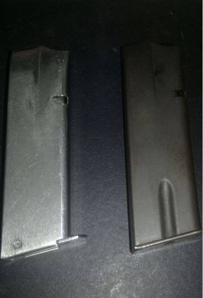 2x browning HP 13 round mags package deal, 2x browning HP 13 round mags package deal
one blue one chrome