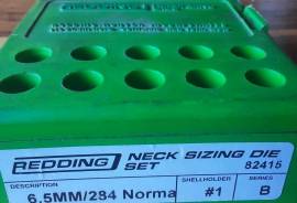 6.5 x 284 norma neck sizing dies, Redding neck sizing die set