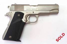 Colt Combat Commander FOR SALE, Colt Combat Commander, .45 ACP semi-automatic pistol for sale from dealer.

Please go to this link for more information and to make an enquiry on this firearm: http://theguntrove.co.za/browse-firearms/colt-combat-commander/

The Gun Trove
www.theguntrove.co.za
