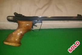 Drulov Model 75 .22LR 10" Barrel, Drulov Mod 75 .22LR Single Shot Target Pistol, 10: barrel - In excellent condition