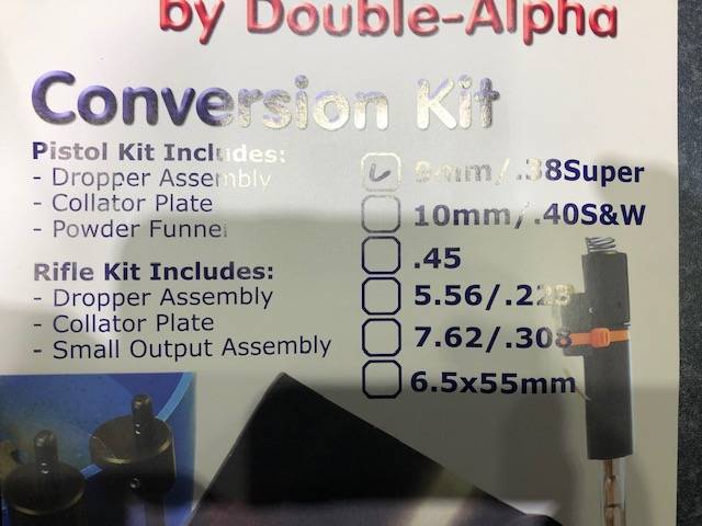 Mr Bullet feeder conversion kit., Price Inc VAT
Convert your Mr Bullet Feeder to feed different caliber
bullets  using the same feeder with quick change over times.
