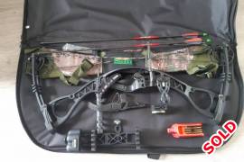 Hoyt Charger Compound Bow, SOLD.
Bow specs:

2013 Model
40 - 50 pound draw weight
27.5 inch draw length
Good condition, scratches on handle and arrow rest

Accessories included:


OMP Carry Case
Scott Little Goose release trigger
FUSE adjustable sights
FUSE stabilizer
FUSE quiver
FUSE safety strap
Primos Hunting bow sling
QAD Ultra Hunter drop-away arrow rest
Lanksy multi-tool
Easton carbon target arrows x2
Instruction manual

