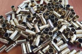 9mm Brass, Cases are once fired and are mixed headstamp. Available for collection or delivery via postnet. 10 000 cases available. R1 each. Call or whatsapp Jarod- 064 935 1958