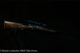 BENNIE LAUBSCHER .375H&H, THIS .375 H&H WAS CUSTOM BUILT BY BENNIE LAUBSCHER ON AN OBENDORF MAUSER ACTION. IT IS ENGRAVED AND COMES WITH A LEUPOLD 1,5-5 SCOPE. THIS RIFLE IS SIMPLY OUTSTANDING. 

EMAIL ME FOR MORE PICTURES 