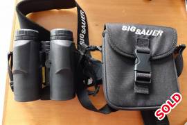 Sig Sauer Rangefinder Binoculars, Demo Sig Sauer BDX Kilo3000 10x42 rangefinder binoculars.
Like new 