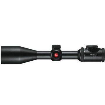Leica Riflescope - Magnus i L-Ballistic (2,4-16x56, Leica Riflescope - Magnus i L-Ballistic (2,4-16x56)
Wide field of view
Zoom magnification: 2.4-16x
Objective lens diameter: 56mm
AquaDura® water-resistant coating allows for easy objective lens cleaning
Excellent light transmission and maximum contrast for bright images
Extremely versatile riflescope for hunting from blinds, when stalking or drive hunts
The reticle’s intelligent auto on/off function prolongs battery life
Low vignetting for maximum light-gathering power
Reticle illumination
High Light Transmission rate (highest among super-zooms)
Premium optical performance
Precise mechanics Sophisticated illumination system (60 intensity levels)
Waterproof, Fogproof and Shockproof construction
Mounting either with rings or Zeiss ZM / VM rail mounts
