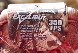 Excalibur Exomax Hunting Crossbow As New + Extras, Excalibur Exomax hunting crossbow as new with extras. Like new
225 lb draw 350 fps.
Only shot a few practice bolts.