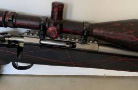 Rifle, Tikka T3, Super Varmint - .243 - Ackley Improved
Armtec Custom Stock. - Red & Black
Leupold VX--3L (6.5-20 x 56mm ) Extreme Varmint Scope
Klich Silencer
App 300 shots fire after Ackley Improvement