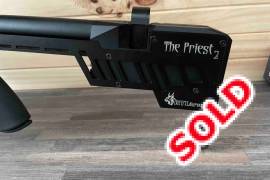 RTI Priest 2 Airgun, Like new RTI Priest 2. less than 400 pellets through the barrel. 

Price includes just the Rifle and Huggett Silencer. Scope and Bipod available, but not included.

Protective bag and some open box pellets and slugs inlcuded. 

Extras available but not included. 