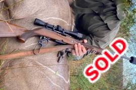 Sako .308 lever-action rifle, suppressor & sco, R 30,000.00