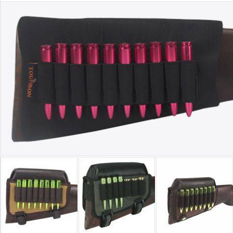 Bulletr holders and cheek risers, 
Check is out on www.toptechsa.co.za
Cheek risers:
R365.00 - PU and Canvas
R449.00 - PU and Leather
R449.00 - Canvas and Leather
NEW - Elastic Ammo sleeve - R150.00
or contact sales@toptechsa.co.za
 