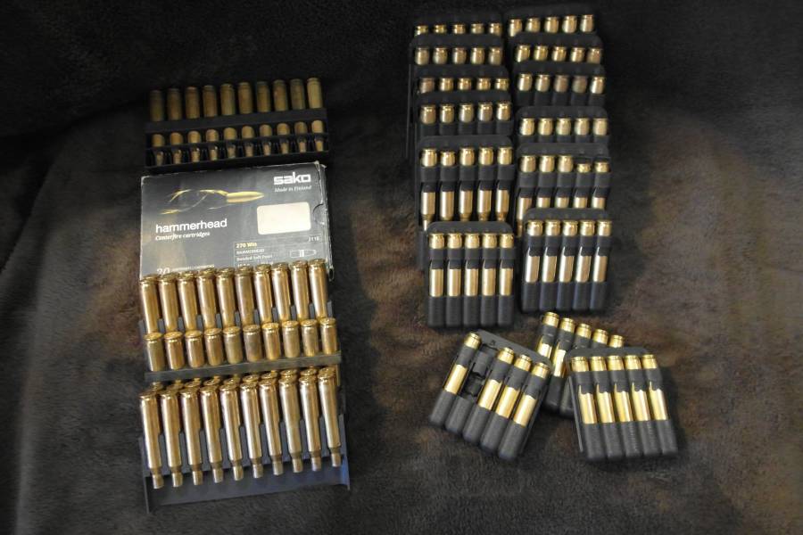 Once Fired  Sako .270 brass , Once fired .270 Brass -  93 x Sako  Cases @ R8-00 / per case !
 
