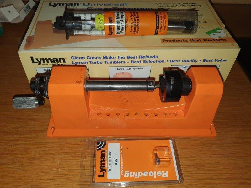 Lyman Universal Case Trimmer, I have a Lyman Universal Case trimmer for sale - R2000
Comes in the box
2 x Pilots, one in 223 and another in 308
Lyman Power adapter