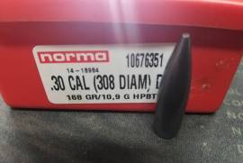 !!!NORMA BULLETS!!!, Norma .30 168gr HPBT bullets for onlt R845.00 per box(100)