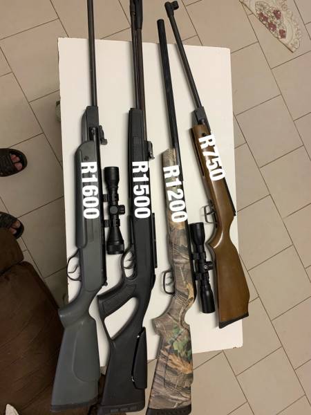 Variety air guns, 4 different airguns prices is on pic