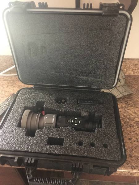 ATN THOR-HD 640 5-50x25 Thermal Riflescope, Brand new, Comes with the Atn Life Time Warranty
ATN THOR-HD 640 5-50x25 Thermal Riflescope