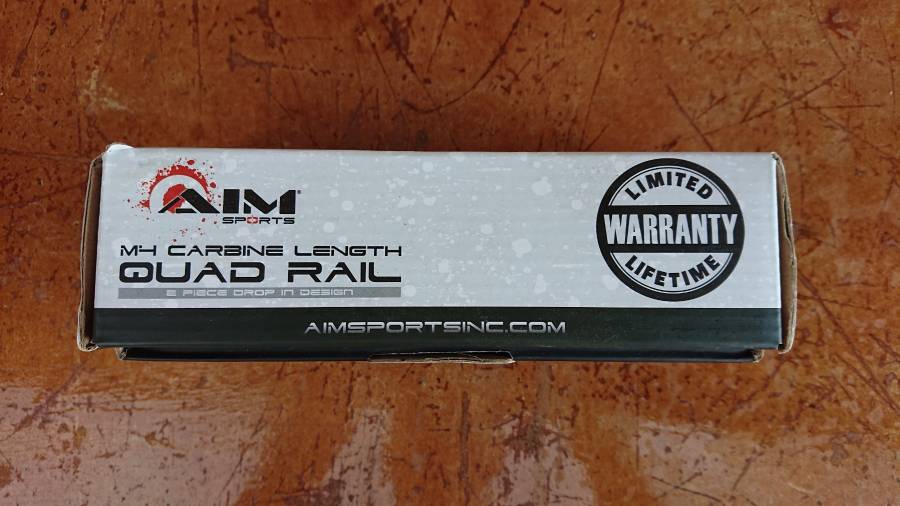 AIM Sports M4 carbine drop in Quad Rail, Bought this to fit to my rifle I'm still awaiting licensing for. Decided to go the free float route instead. Thus I don't have need for this. Never been used or fitted to a weapon. 
Still Brand New. 
R500 excl shipping. 

The M4 carbine length drop-in quad rail is an easy to install upgrade for the basic carbine. Made of black anodized aircraft grade aluminum and compatible with most direct impingement gas systems. When installing the two-piece design no gunsmithing is required. 