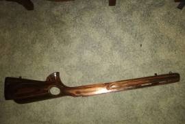 Howa short action thumb hole stock, Boyds thumbhole stock for Howa short action.
Bull barrel. 
Excellent condition 