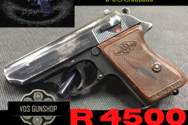 WALTHER PPK 7.65mm, WALTHER PPK 7.65MM SEMI-AUTO PISTOL

FEEL FREE TO WHATSAPP, EMAIL OR GIVE US A CALL

WHILE STOCK LASTS!!