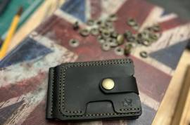 Dark side Leathercraft Handmade Wallets, Handmade leather wallets for the serious EDC carrier, these wallets are made from THICK bovine leather and THICK stitching for durability and strenght. 
- 6 x card holder slots
- Money clip which holds up to 20 x R100 notes easily.