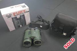 Vortex Fury Laser Rangefinder Binocular, Vortex Fury Laser Rangefinding Binoculars
Mint condition
Comes with  accessories to mount on tripod
Paid R21000

Contact Jaun 072 371 6006