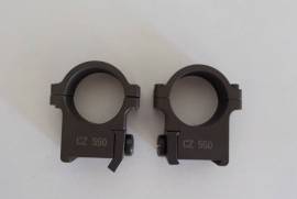 25mm Rifle Scope Mounts, Ruger & CZ550, Ruger Scope Rings, 25mm, medium height, like new
CZ 550 Scope rings, 25mm, medium height, brand new