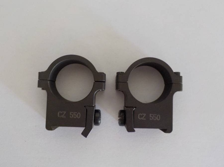 25mm Rifle Scope Mounts, Ruger & CZ550, Ruger Scope Rings, 25mm, medium height, like new
CZ 550 Scope rings, 25mm, medium height, brand new