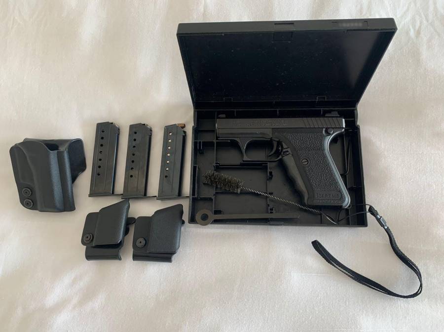 H&K P7M8 in Mint Condition, H&K P7M8 in Mint Condition in Original Matching Serial # Box with 3 Mags, Kydex Holster and 2 x Single Mag Pouches. Asking Price: R20 000.00.

This is a private sale. Firearm is currently on Dealer Stock at a Dealer in the East Rand. Firearm can be transferred to Dealer of Buyers Choice. Shipping for buyers account. Message me for more info and photos.