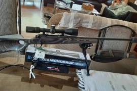 270 remington model 783 , The Rifle has a Brand new stock, Diamond Back Tactical 6-24 x50 scope and a New muzzel break