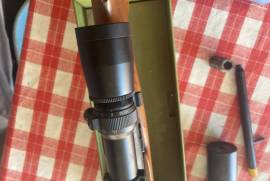 Musgrave RSA .308 Winchester (7.62X51), Musgrave RSA Single Shot Bolt Action Rifle. 1in 10 twist. Very accurate. Rifle is in very good condition. 
Includes Leupold Vari X lll 4.5-14 X 40 telescope
Sound moderator and Muzzle break.