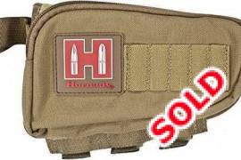 Hornady cheek piece & Bino harness case, R 1,500.00