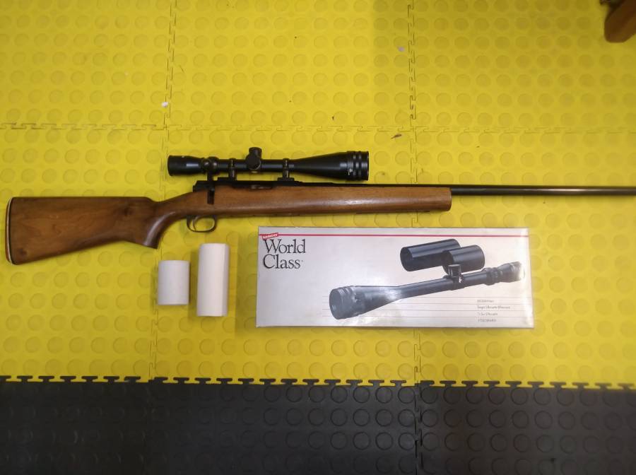 Ferlach .308win , Lovely RSA No1 with Ferlach barrle,Tasco WORLD CLASS 6-24 x 44 scope
Perfect for silhouette shooting
Only R 14500.00 o.n.c.o.
