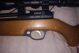ARTEMIS CRUX CR600W WITH SCOPE AND FILLING PIPE, Artemis crux cr600w air rifle.Rifle was converted to pcp by the pellut gun company in kempton park.this is a very powerful and fun rifle and is very light making it easy to carry.Gun retails for around R5k without scope and filling pipe.