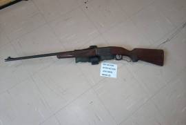 Savage Mod 90 250-3000 Lever Action, Rifle is still in good condition. Cases and reloading components are available in RSA.