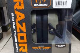 Walker Razor Electronic Muffs, Walker's Electronic Razor Series with Tacti-Grip headband for sale at Buffelsfontein Wapens