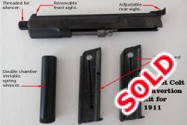 Pistols, Rimfire Pistols, .22 conversion kit for Colt 1911, Kart Sporting Arms Corp., Colt conversion kit, .22 LR, Used, South Africa, Gauteng, Roodepoort