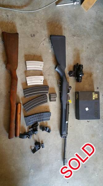 Ruger Mini 14 rifle, R 7,000.00