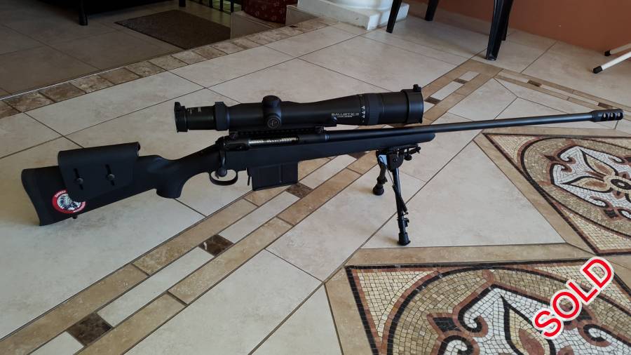 Savage 338 lapua plus all kit, Savage 111 LRH in .338 Lapua with,
Burris Eliminator 3 laser scope,
100 x once fired lapua brass (20 x loaded rounds still),
20 x 6 times reloaded brass (annealed once),
Full reloading die set,
hard carry case,
Load development done for 250gr Lapua scenars over S385. Shooting 0.19 MOA at 550m.
shipping for buyer's acount.