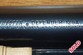 12ga Winchester Defender Riot Shotgun, R 4,500.00