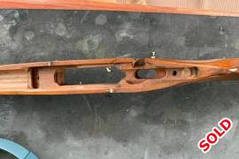 Ruger stock, Ruger m77 wooden stock for sale, in excellent condition, circa 1982, contact Charl @ 0832166891.