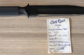Chris Reeve - Jereboam MK II, This Jereboam MK II from Chris Reeve is similar to the Shadow series and was made for special forces use. The entire knife was made from a single solid billet of steel. Black coated blade with false top edge. .450