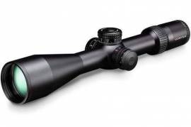 Vortex Strike Eagle riflescope 5-25x56 EBR-7C MOA, Specs
Magnification 5-25x
Objective Lens Diameter 56 mm
Eye Relief 3.7 inches
Field of View 24.0 - 5.2 ft @100 yds
Tube Size 34 mm
Elevation Turret Style Locking/Zero Stop
Windage Turret Style Locking
Adjustment Graduation 1/4 MOA
Travel Per Rotation 25 MOA
Max Elevation Adjustment of 110 MOA
Max Windage Adjustment 78 MOA
Parallax Setting 15 yards to infinity
Length 14.6 inches
Weight 30.4 oz

What's in the box
Vortex Strike Eagle riflescope 5-25x56 EBR-7C MOA
Sunshade
Lens cloth
CR2032 battery
Turret tool
2mm hex wrench
Throw lever
Rubber style lens cover