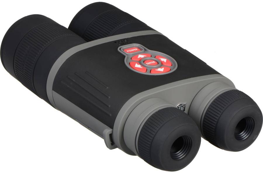 ATN BinoXS-HD 4-16x Smart Day/Night Binocular, ATN BinoXS-HD 4-16x Smart Day/Night Binocular
- Day/Night Use with Digital Night Vision
- Wi-Fi Connectivity with Free iPhone App
- Digital Compass with In-View Display
- MicroSD Card Slot/Micro-HDMI Ports
- Runs on Three CR123 Batteries
- Built-In Focusable IR Illuminator
- Gyroscopic Image Stabilization
- 1080p Still and Video Capture
- GPS Antenna with Geotagging
- 1/4