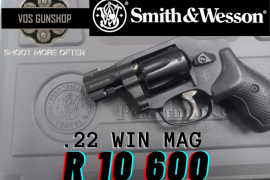 SMITH & WESSON .22 WIN MAG , SPOIL YOURSELF WITH THIS BEAUTIFUL SMITH & WESSON .22 WIN MAG AT AN UNBEATABLE PRICE!!

WHILE STOCK LASTS!!

FEEL FREE TO VISIT THE SHOP, CALL, EMAIL OR WHATS APP FOR ANY FURTHER ENQUIRIES