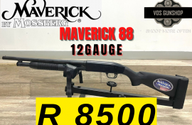 MAVERICK MODEL 88 12 GAUGE SHOTGUN, R 8,500.00