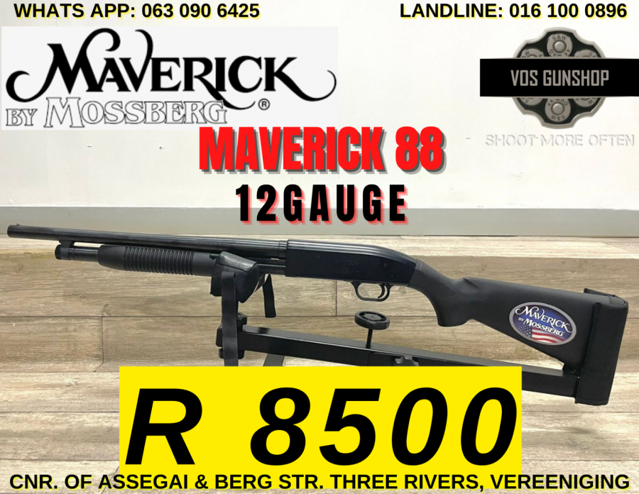 MAVERICK MODEL 88 12 GAUGE SHOTGUN, R 8,500.00