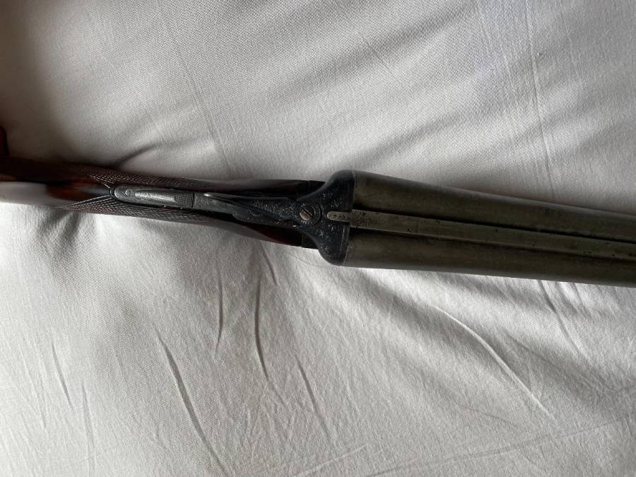 Mr., Damascus steel barrel. 
Stamped: Maker 126. Strand. London. W.C
The rifle is in good working condition. Enough photos are uploaded. Reasonable offers are welcome. 