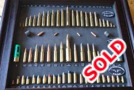 Rifle,Handgun and Military collection., Rifle,Handgun and Military collection. 63 of the Most classic cartridges are in this rare collection. For the connoisseur who almost has everything. Complete that mancave today. All deactivated, no permit required. JHB Kensington. R4950. Trevor.
 